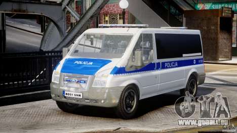 Ford Transit Polish Police [ELS] für GTA 4