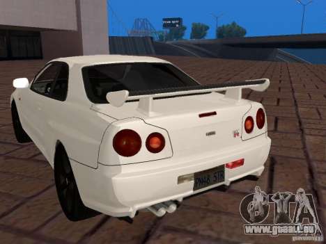Nissan Skyline GT-R R34 Tunable pour GTA San Andreas