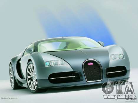 Écrans de chargement Bugatti Veyron pour GTA San Andreas