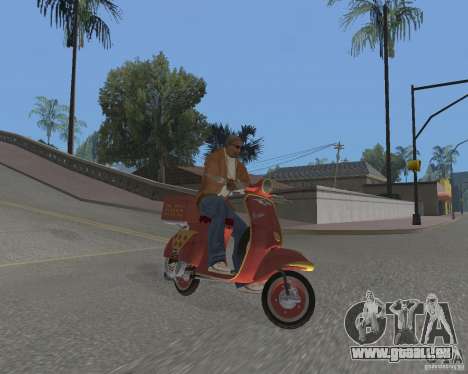 Vespa N-50 Pizzaboy für GTA San Andreas