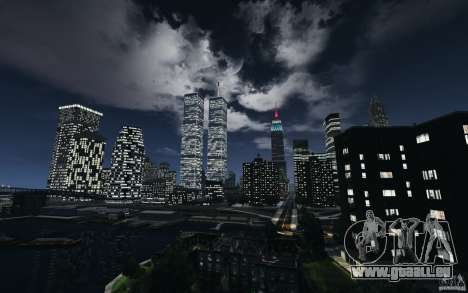 Écrans de menu et démarrage de Liberty City dans pour GTA San Andreas