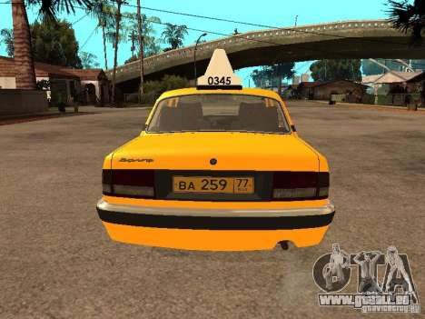 Volga GAZ-31105 Taxi pour GTA San Andreas