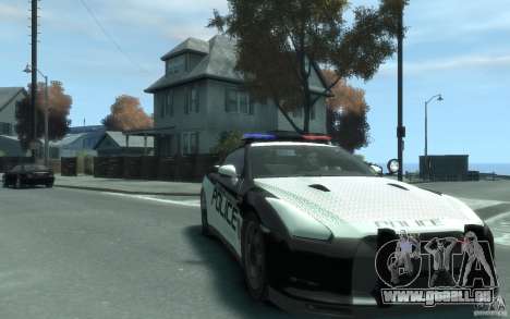 Nissan GT-R R35 Police für GTA 4