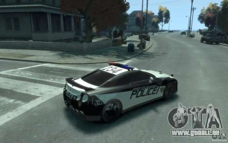 Nissan GT-R R35 Police für GTA 4