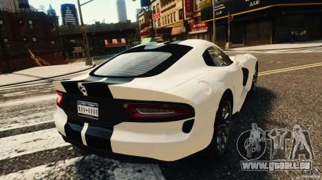 Dodge Viper GTS 2013 für GTA 4