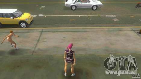 Girl Player mit 11skins pour GTA Vice City