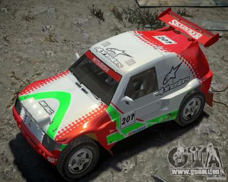 Mitsubishi Pajero Proto Dakar EK86 vinyle 2 pour GTA 4