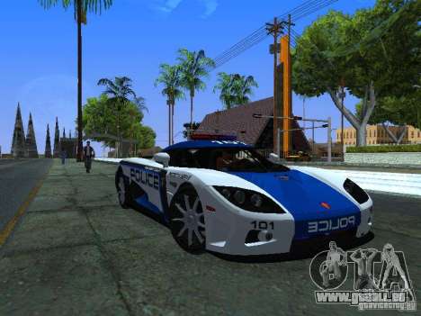 Koenigsegg CCX Police pour GTA San Andreas