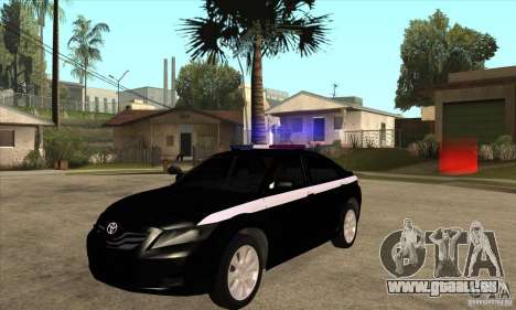 Toyota Camry 2010 SE Police RUS für GTA San Andreas