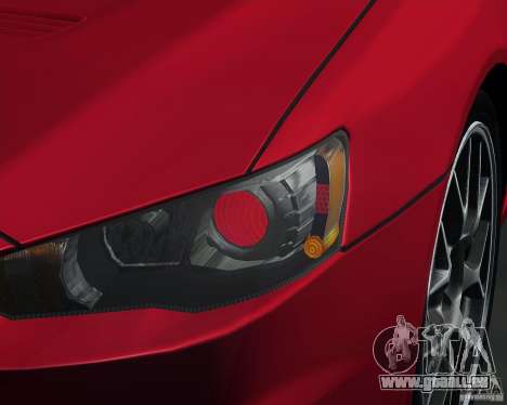Mitsubishi Lancer Evolution X MR1 v2.0 für GTA San Andreas
