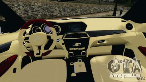 Mercedes-Benz C63 AMG 2012 pour GTA 4