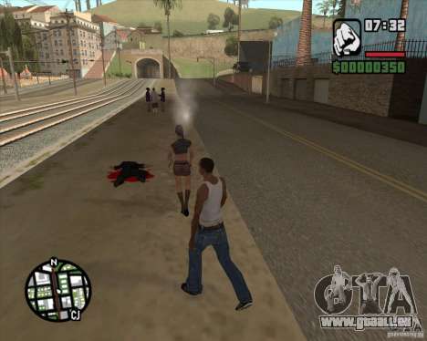 Passanten explodierende Köpfe für GTA San Andreas