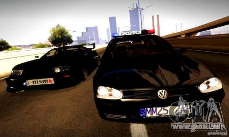 Volkswagen Golf Police für GTA San Andreas
