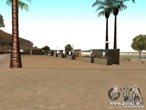 Markt am Strand für GTA San Andreas