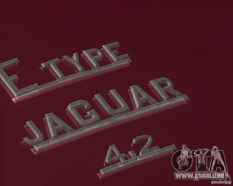Jaguar E-Type Coupe pour GTA San Andreas