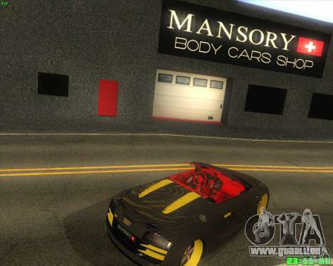 Audi R8 Mansory für GTA San Andreas