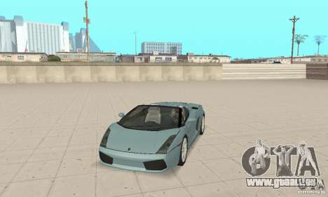 Lamborghini Gallardo Spyder für GTA San Andreas
