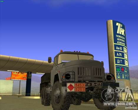 ZIL 131 pétrolier pour GTA San Andreas