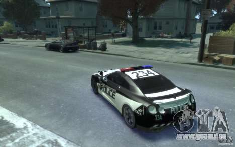 Nissan GT-R R35 Police für GTA 4