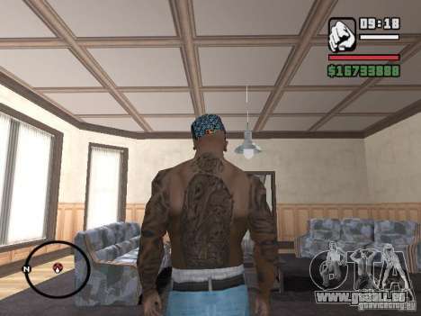 Ami James &amp; Chris Nunez Tattoo pour GTA San Andreas