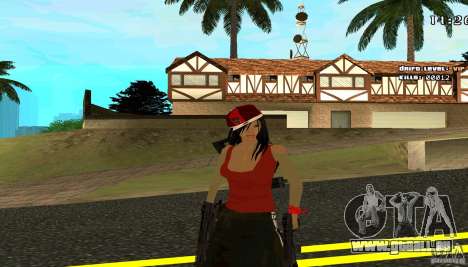 Chicano Chick Skin pour GTA San Andreas