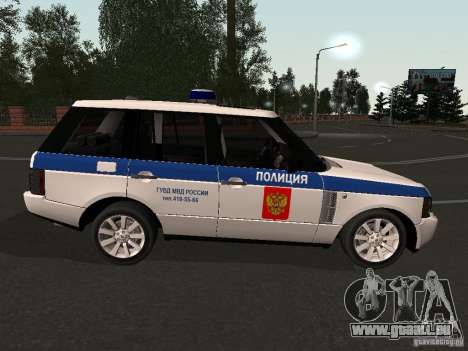 Range Rover Supercharged 2008 Police DEPARTMENT für GTA San Andreas