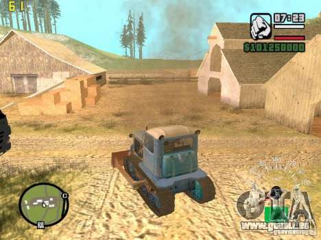 Bulldozer der DT-75-Kasachstan für GTA San Andreas