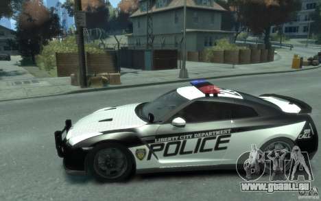 Nissan GT-R R35 Police für GTA 4