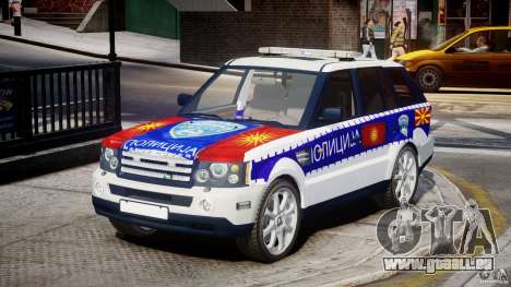 Range Rover Macedonian Police [ELS] pour GTA 4
