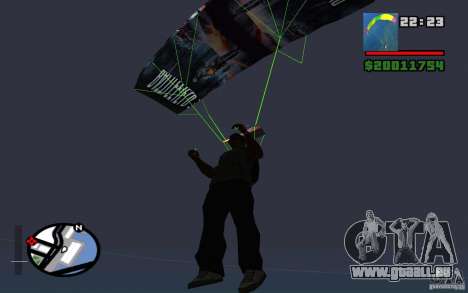 Le nouveau parachute pour GTA San Andreas