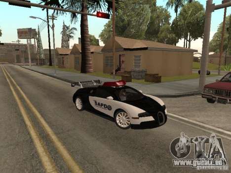 Bugatti Veyron Police pour GTA San Andreas