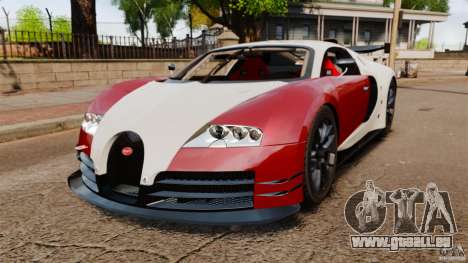 Bugatti Veyron 16.4 Body Kit Final Stock für GTA 4