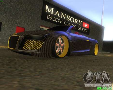 Audi R8 Mansory für GTA San Andreas