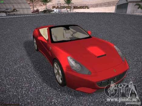 Ferrari California für GTA San Andreas