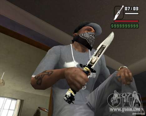 Le couteau de la stalker no 5 pour GTA San Andreas