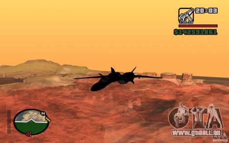 Y-f19 macross Fighter pour GTA San Andreas