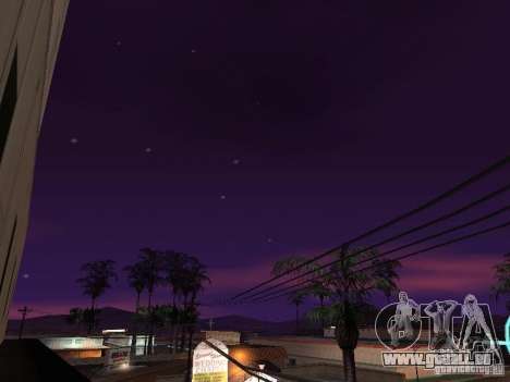 Timecyc - Purple Night v2.1 für GTA San Andreas
