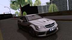 Mercedes-Benz C63 AMG Coupe Black Series für GTA San Andreas