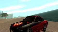 Nissan Skyline R32 GT-R + 3 de vinyle pour GTA San Andreas