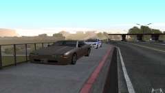Polizei auf der Brücke von San Fiero_v. 2 für GTA San Andreas
