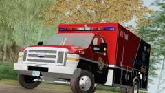 Ford E-350 AMR. Bone County Ambulance für GTA San Andreas