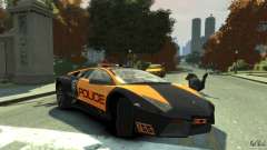 Lamborghini Reventon Police Hot Pursuit pour GTA 4