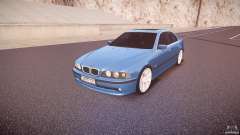 BMW 530I E39 e63 white wheels pour GTA 4