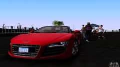 Audi R8 Spyder für GTA San Andreas