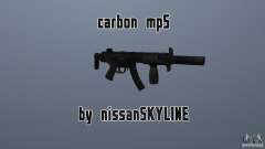 Carbone MP5 avec un silencieux pour GTA San Andreas