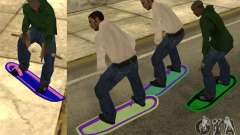 Hoverboard bttf pour GTA San Andreas