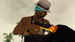 Black and Yellow weapons für GTA San Andreas