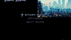 Le menu principal dans le style de GTA 5 pour GTA San Andreas