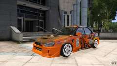 Subaru Impreza WRX STi GDB Team Orange für GTA 4