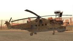 Mi-24p Desert Camo pour GTA San Andreas